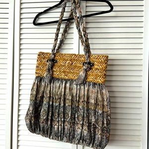 Vintage Cappelli Straw Bag